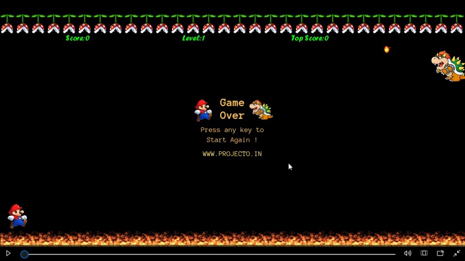 Mario Game Project In Python